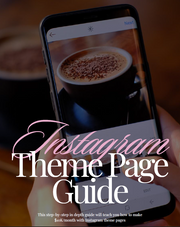 Instagram THEME PAGE GUIDE