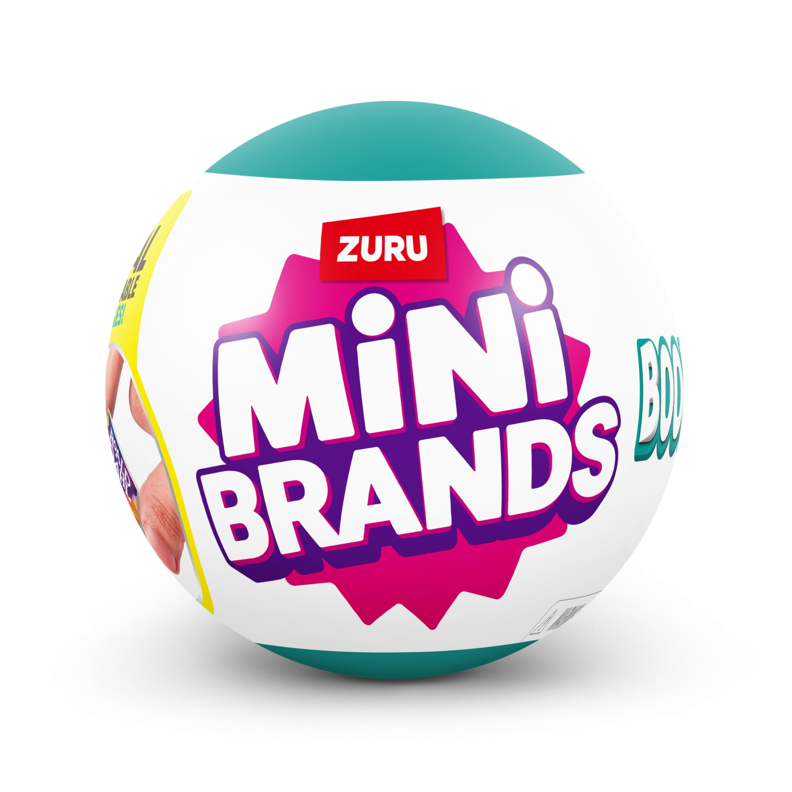 Mini Brands Books Capsule by ZURU Real Miniature Book Brands Collectible Toy, Capsules of 5 Mystery Miniature Books with Real readable Pages and Accessories for Kids, Teens, Adults (Single Capsule)