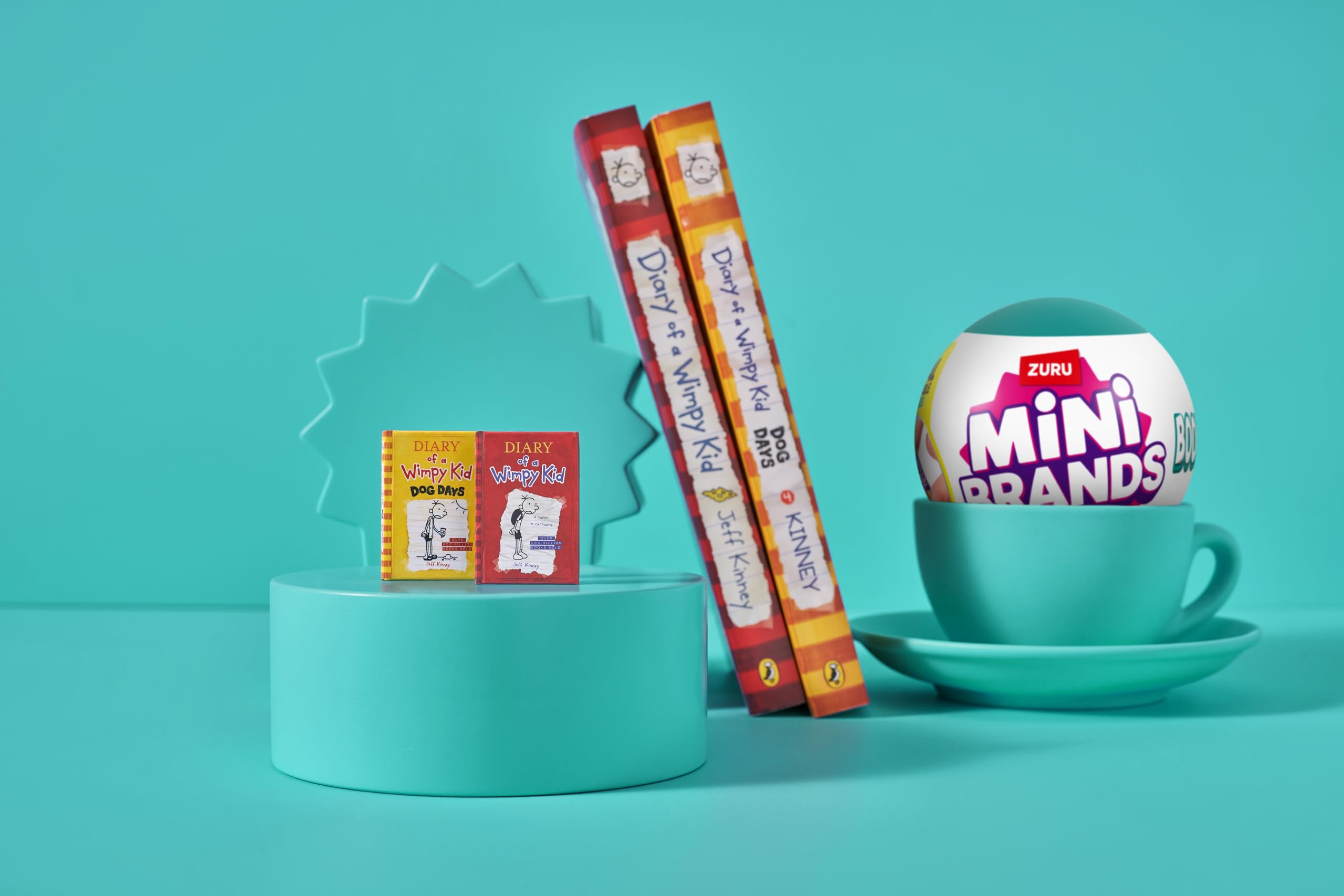 Mini Brands Books Capsule by ZURU Real Miniature Book Brands Collectible Toy, Capsules of 5 Mystery Miniature Books with Real readable Pages and Accessories for Kids, Teens, Adults (Single Capsule)