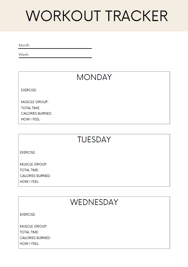 Fitness Planner