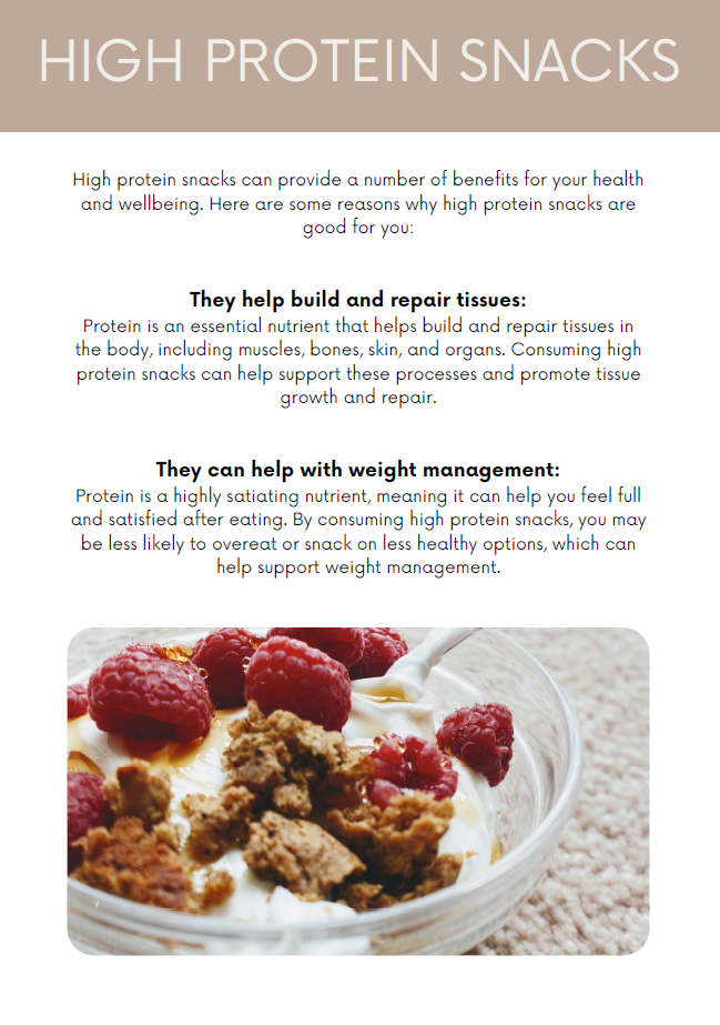60 High Protein Snack Ideas