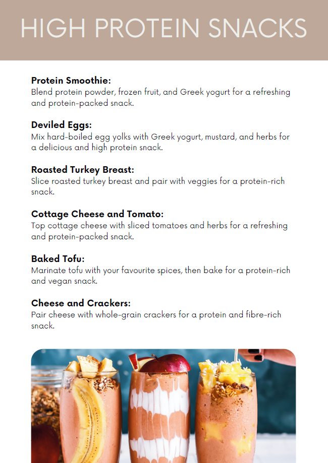 60 High Protein Snack Ideas