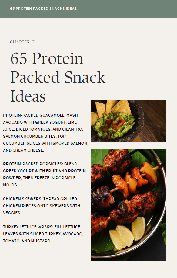 65 Protein Packed Snacks Ebook