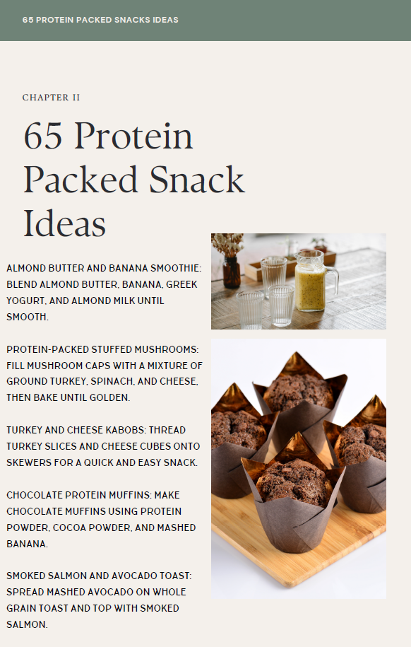 65 Protein Packed Snacks Ebook