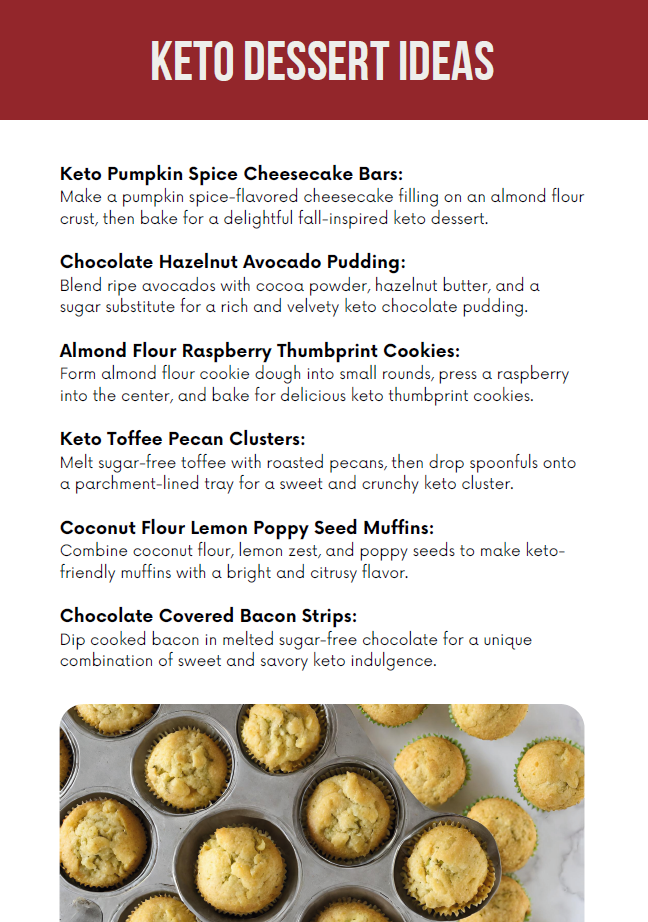 60 KETO Dessert Ideas
