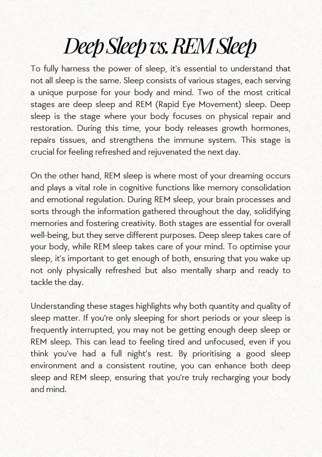 The Millionaire's Sleep Routine